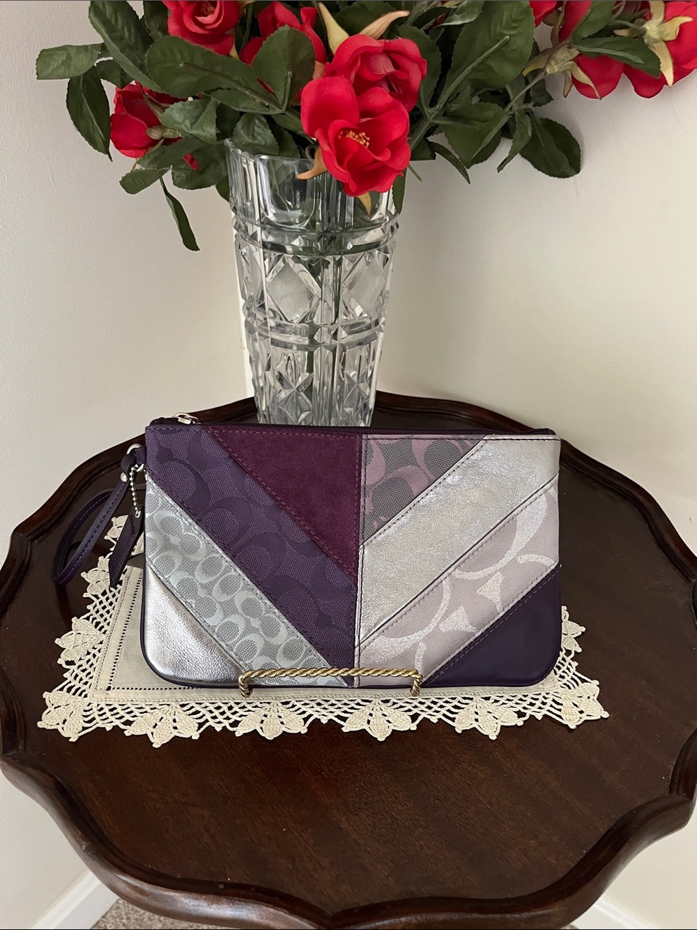 Coach Patchwork collection wristlet